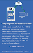 Mobile Security Camera (FTP) Screenshot 1 