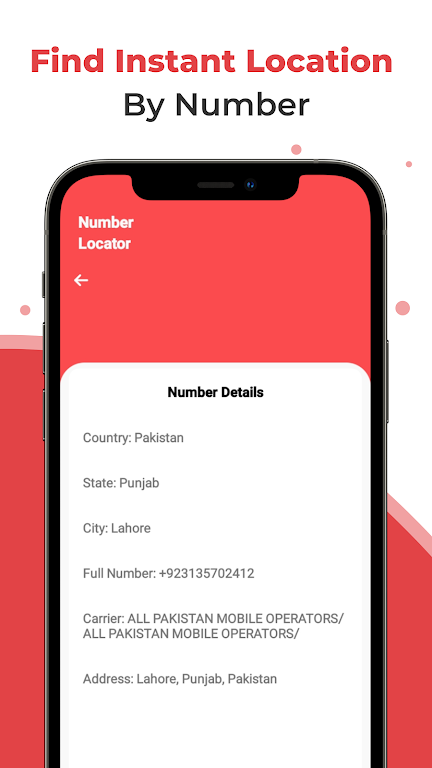 Mobile Number Locator App Screenshot 4 