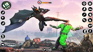 Bat Superhero Man Hero Games Screenshot 1 