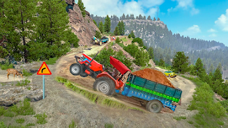 Farming Tractor Sim Death Road Screenshot 1 