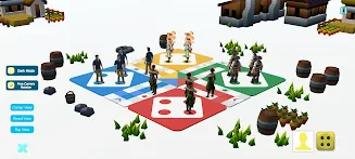 Ludo 3d Warriors: offline game Screenshot 1 