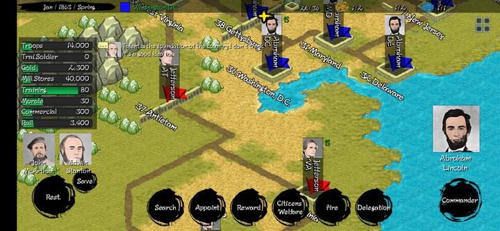 CivilWar - Strategy Screenshot 1