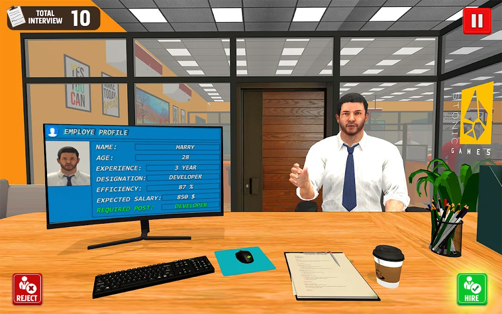 Virtual HR Manager Job Games Screenshot 2