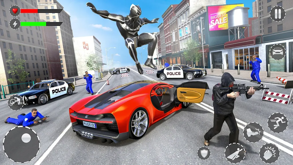 Flying Panther Hero City Crime Screenshot 4 