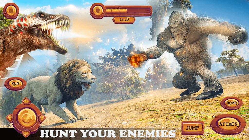 Wild Forest Gorilla Games Screenshot 2 