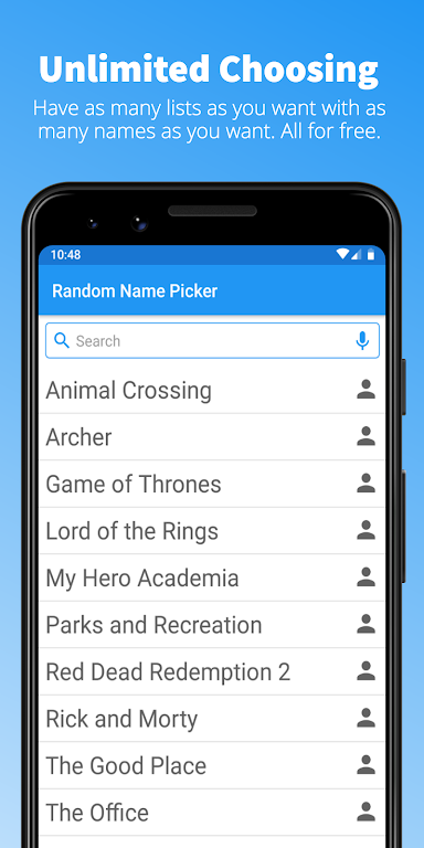 Random Name Picker Screenshot 1