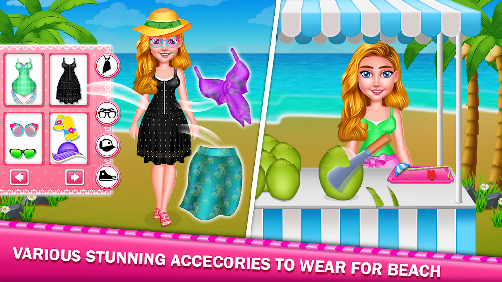 Summer Beach Girl Fun Activity Screenshot 2 