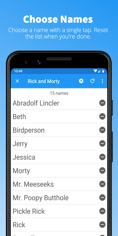 Random Name Picker Screenshot 2 