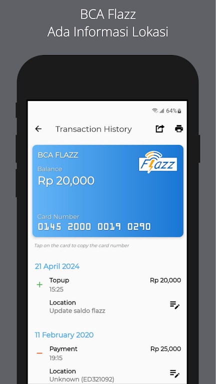 eSaldo Info: Cek semua emoney Screenshot 4 