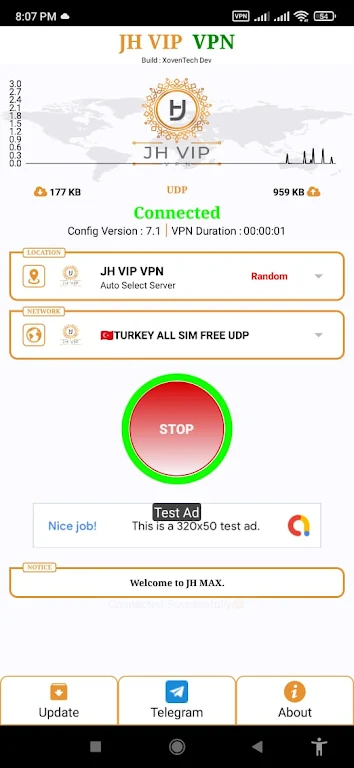 JH VIP VPN Screenshot 2 