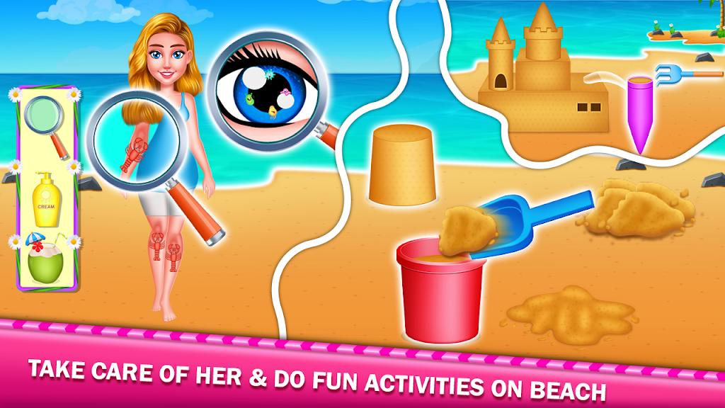 Summer Beach Girl Fun Activity Screenshot 4 