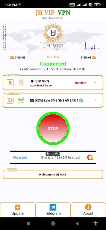 JH VIP VPN Screenshot 1 