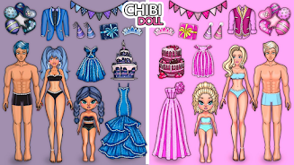 Chibi Doll Dress Up DIY Games Screenshot 4