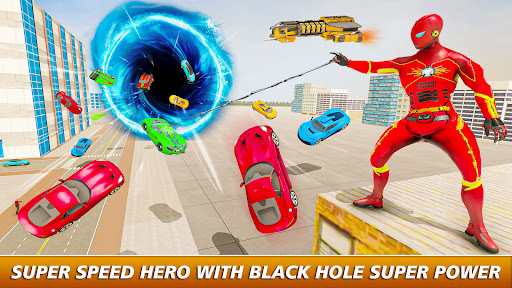 Cyber Rope Hero in Spider Game Screenshot 2