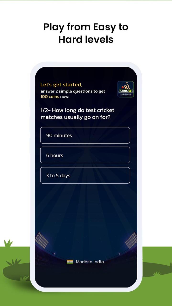 CricQ - Cricket Quiz Screenshot 3