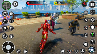 Iron Super Hero City War Fight Screenshot 1