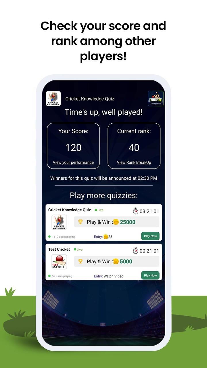 CricQ - Cricket Quiz Screenshot 5