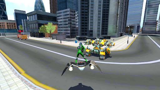 Rope Frog Ninja Hero Car Vegas Screenshot 1 