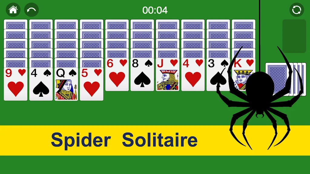 Spider Solitaire Card Game Fun Screenshot 1 