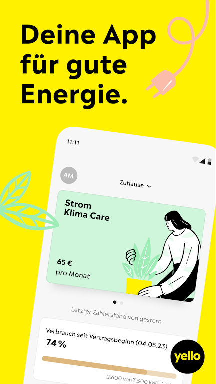 Yello App – Dein Energie-Check Screenshot 1 