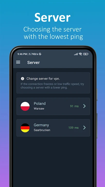 Nomad VPN Russia Screenshot 1