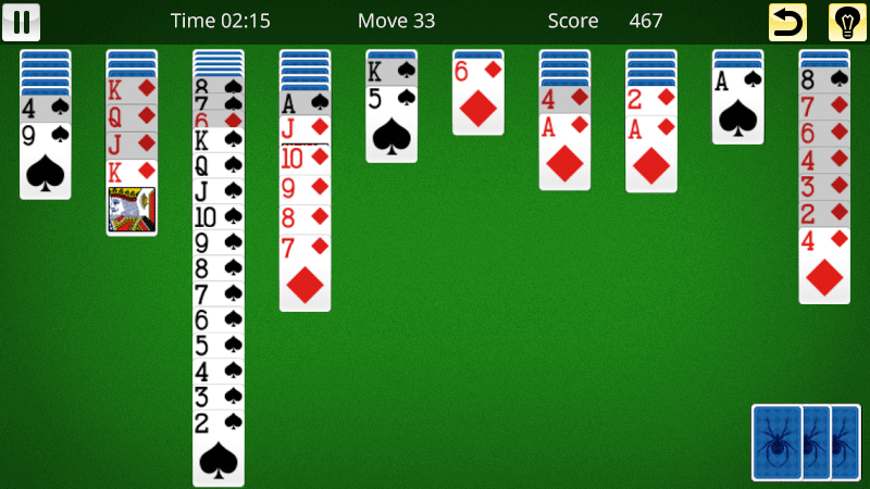 Spider Solitaire King Screenshot 1