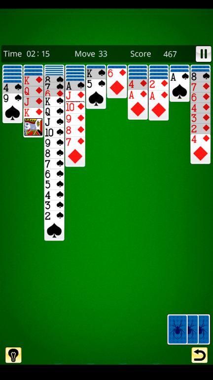 Spider Solitaire King Screenshot 4