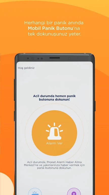Pronet Mobil Panik Butonu Screenshot 3
