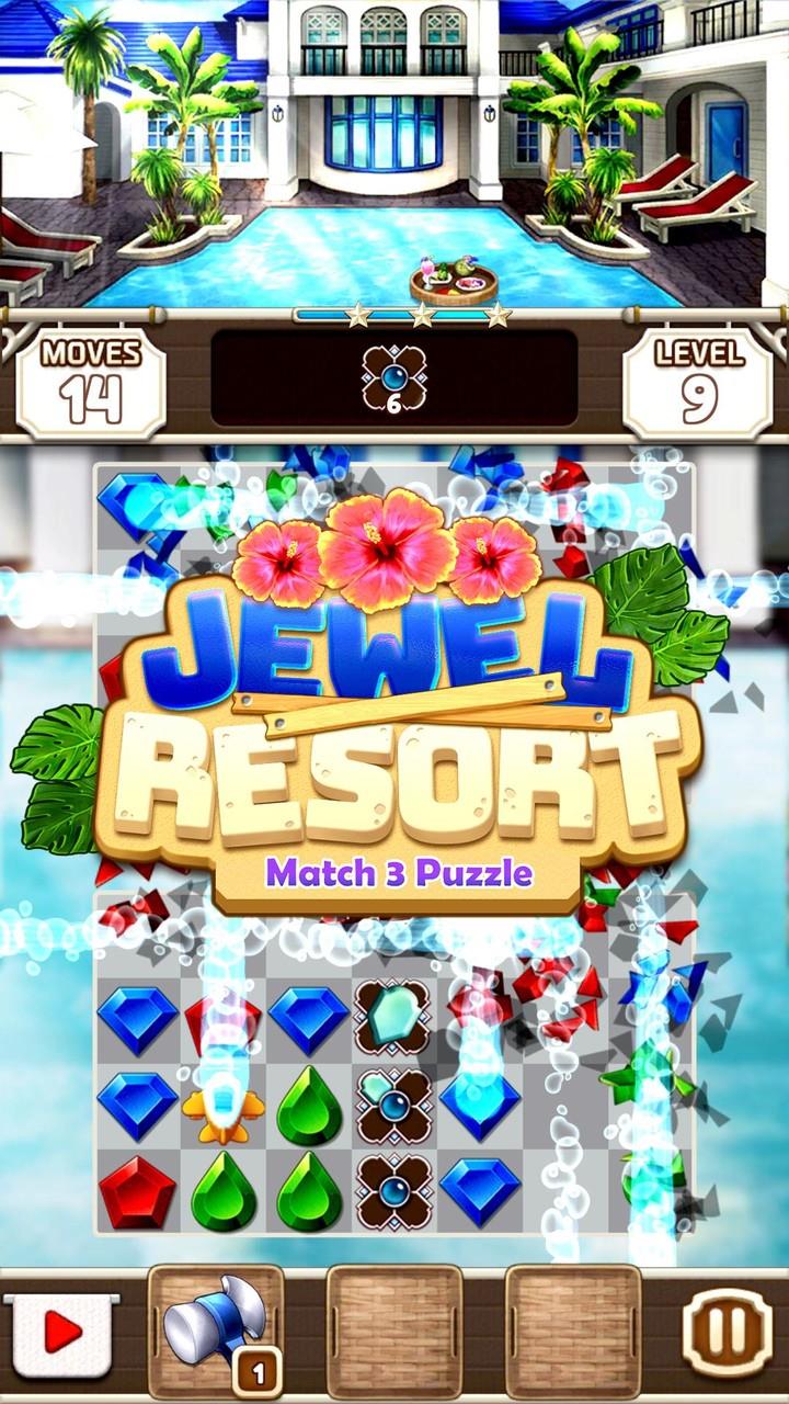 Jewel Resort: Match 3 Puzzle Screenshot 1 