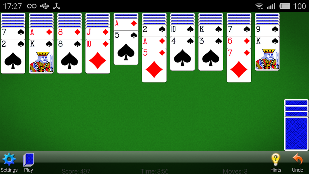 Classic - Spider Solitaire Screenshot 3