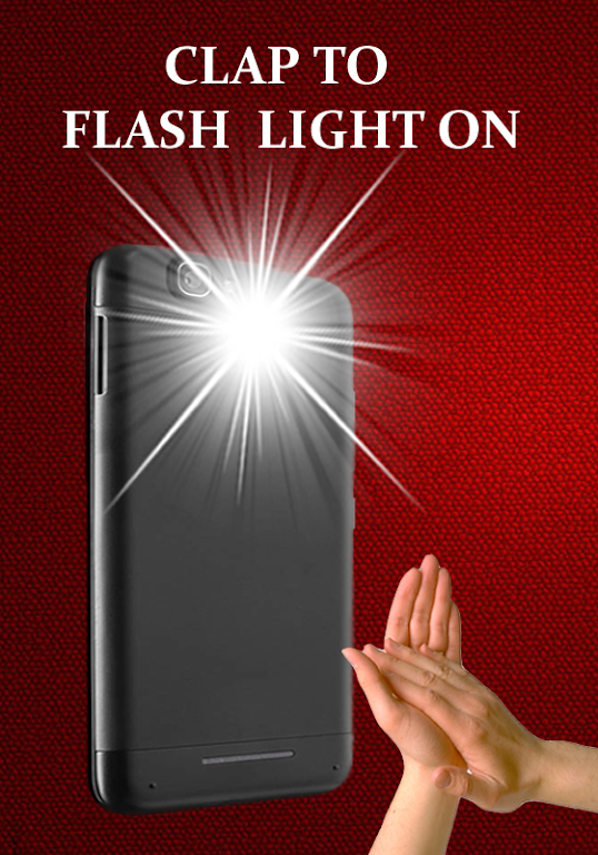 Flashlight on Clap Screenshot 1