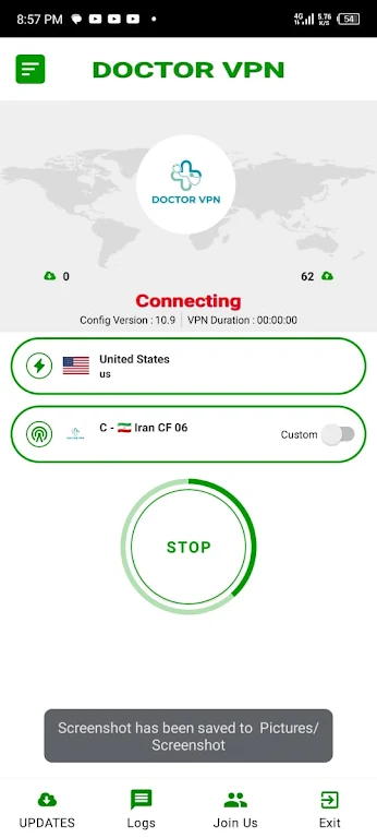DOCTOR VPN Screenshot 2