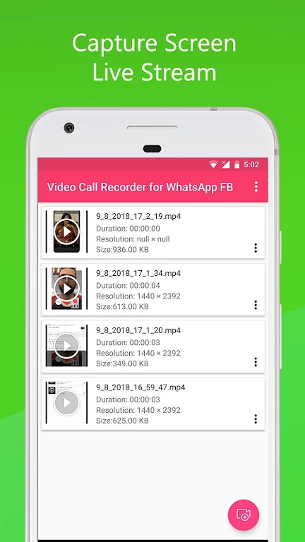 Video Call - Screen Recorder Screenshot 2