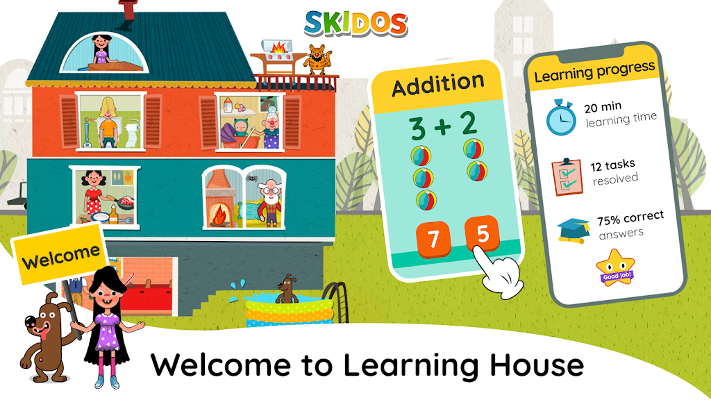 SKIDOS - Play House for Kids Screenshot 1