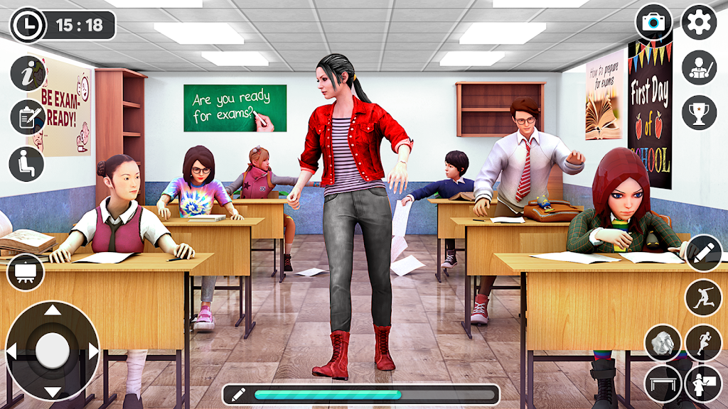 High School Life: School Games Screenshot 1 