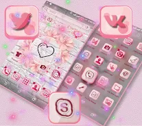 Heart Love Launcher Theme Screenshot 1