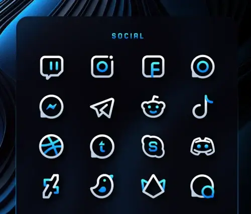 BlueLine IconPack Screenshot 6 