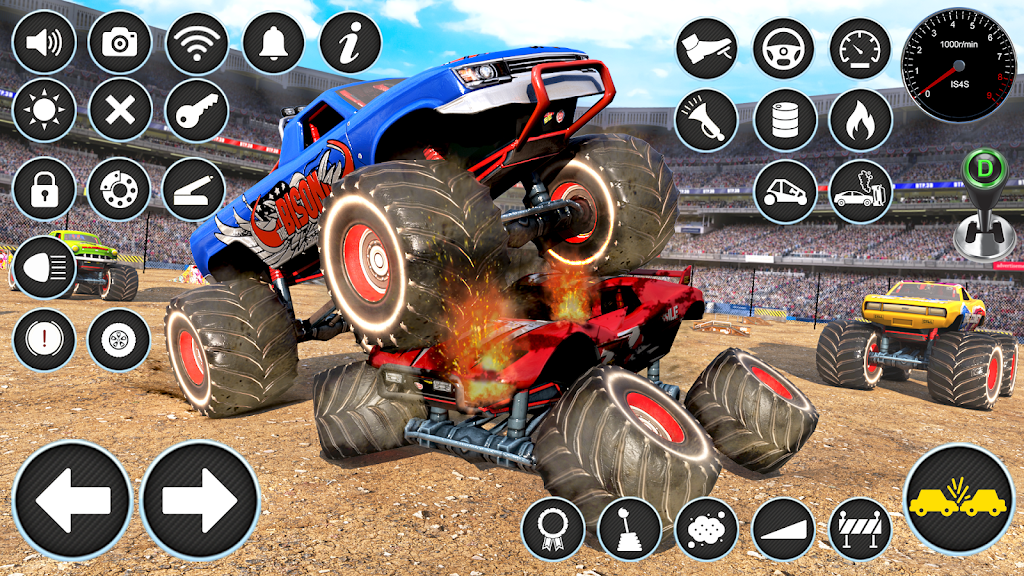 Monster Truck Derby Stunt Game Screenshot 1