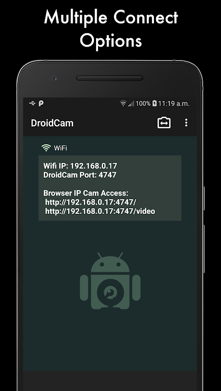 DroidCam Screenshot 3