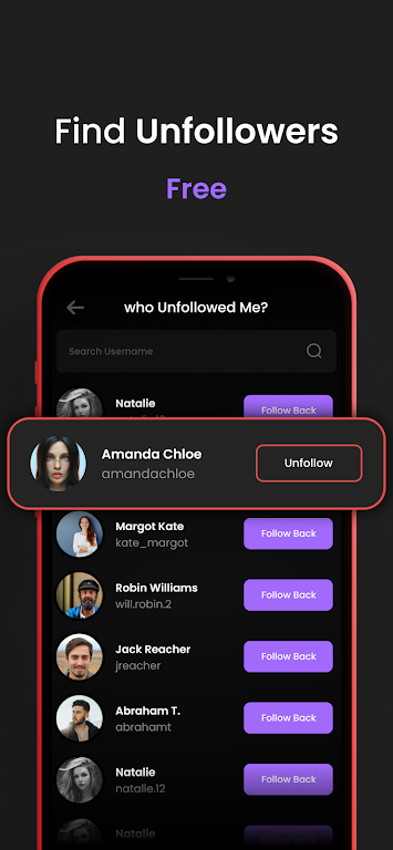 Followers & Unfollowers Pro Screenshot 3