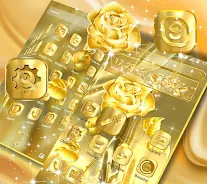 Golden Rose Launcher Theme Screenshot 4