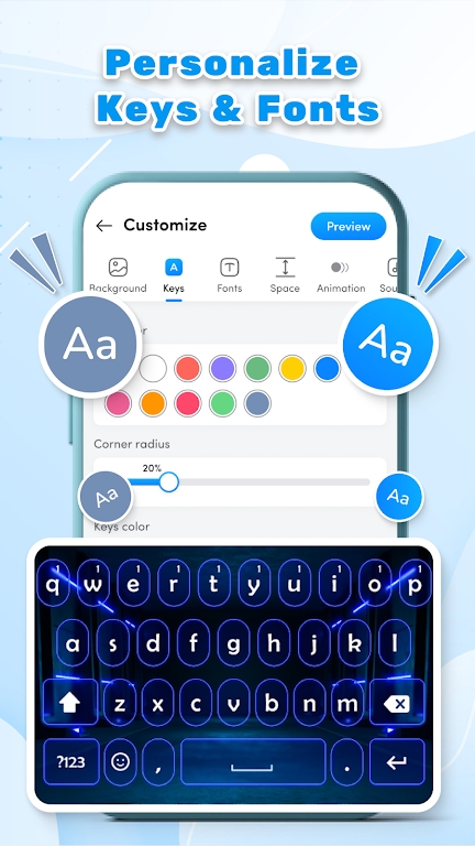 Keyboard Color Keyboard Themes Screenshot 3 