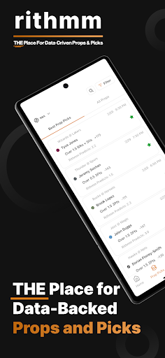 Rithmm AI Props and Picks Screenshot 1 