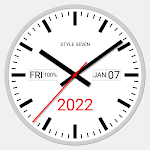 White Analog Clock-7 APK