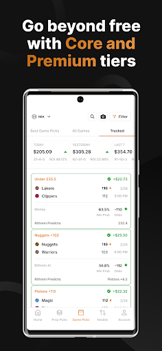 Rithmm AI Props and Picks Screenshot 2