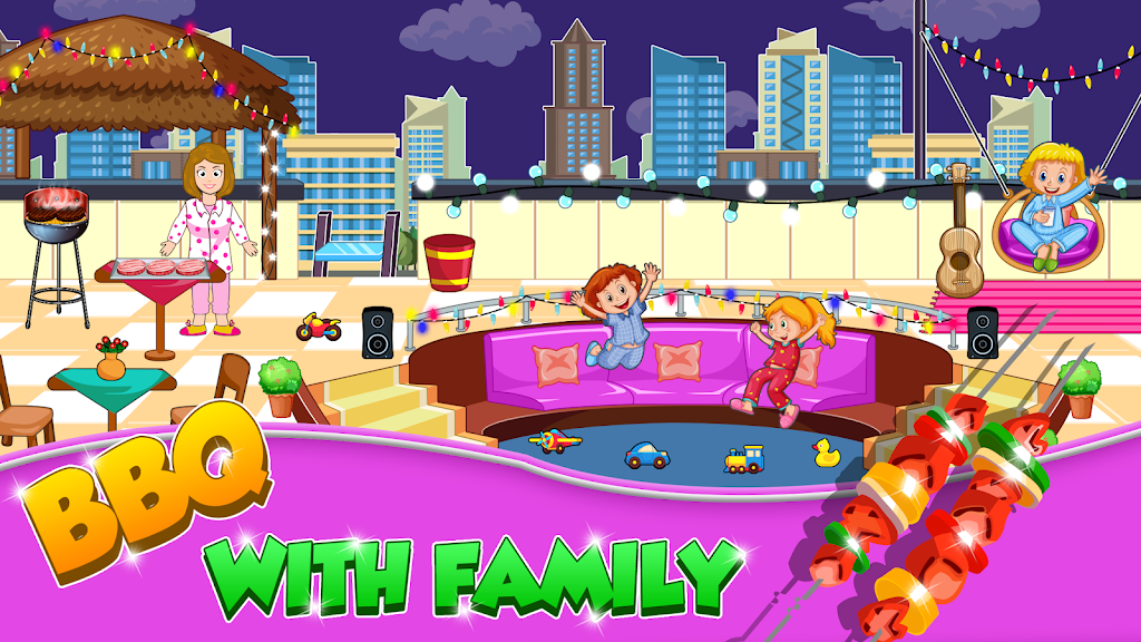 My Home City Pajama Party Screenshot 4 