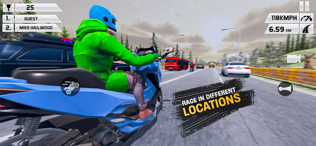 Moto Traffic Bike Racing Games Screenshot 4