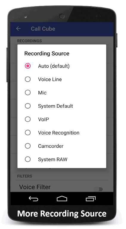 Call Cube : Call Recorder Screenshot 2 