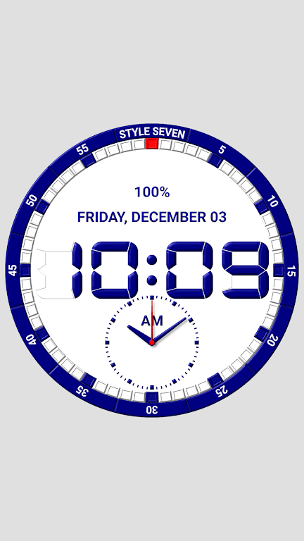 Analog and Digital Clock-7 Screenshot 1