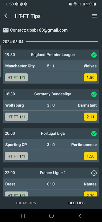 Betting Tips Correct Score Screenshot 5